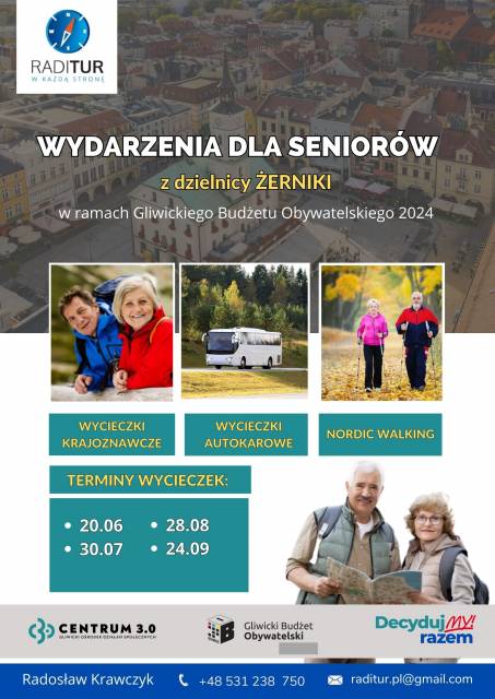 Wycieczki dla seniorów z dzielnicy Żerniki