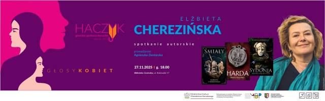 Elżbieta Cherezińska — spotkanie autorskie