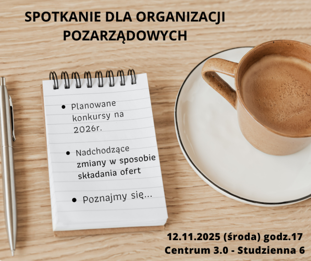 Spotkanie sieciująco–informacyjne dla gliwickich organizacji pozarządowych!