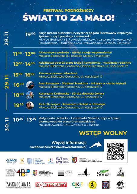 Festiwal podróżniczy "Świat to za mało!"