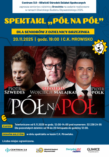 Spektakl "Pół na Pół" I Seniorzy Brzezinka I GBO 2025