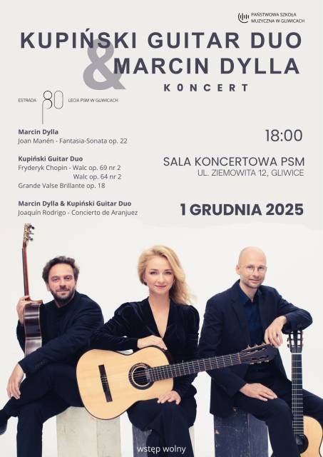 Kupiński Guitar Duo & Marcin Dylla - koncert gitarowy.