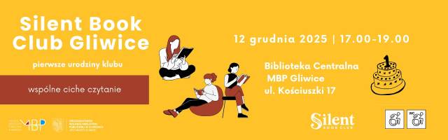 Silent Book Club Gliwice - wspólne ciche czytanie