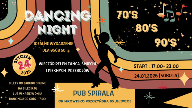 ✨ DANCING NIGHT – WYJĄTKOWY WIECZÓR DLA OSÓB 50+ ✨