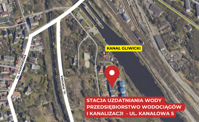 Stacja Uzdatniania Wody  Przedsiębiorstwo Wodociągów i Kanalizacji (ul. Kanałowa 5)