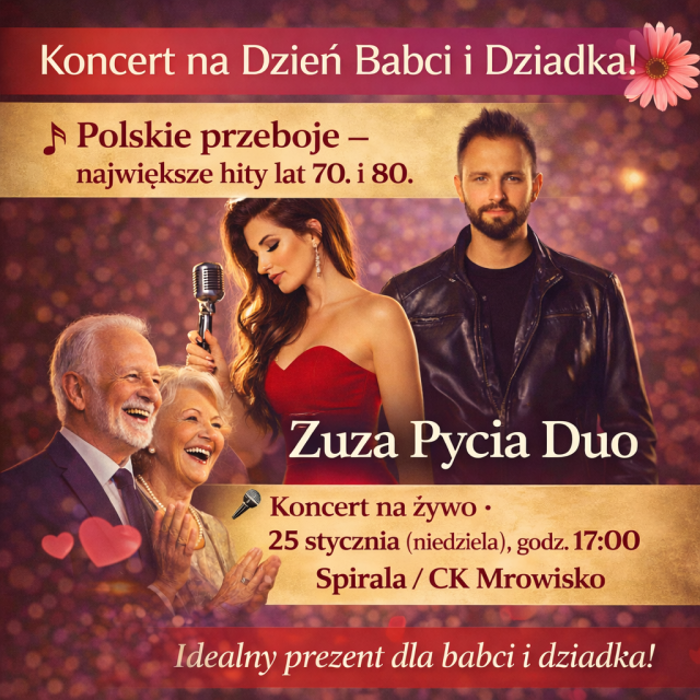Rodzinny Koncert Życzeń dla Babci i Dziadka. Muzyka na żywo | Czytanie dedykacji od dzieci i wnuków