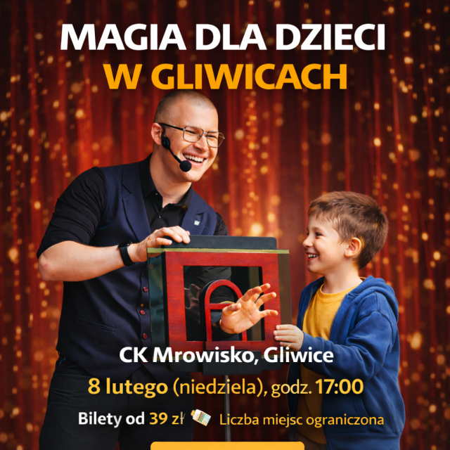 MAGICZNE SHOW DLA DZIECI I CAŁYCH RODZIN – KACPER MYSIOREK