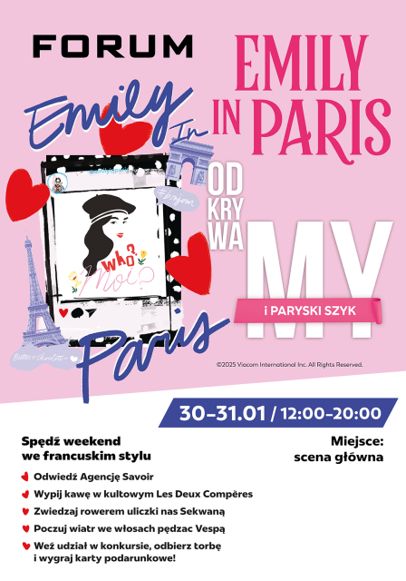 EMILY W PARYŻU ZAPRASZA DO FORUM
