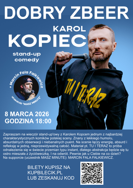 Karol Kolpiec w programie Stand-Up "Tu i Teraz"