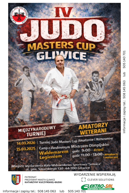 IV JUDO MASTERS CUP GLIWICE