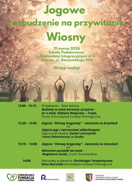 Jogowe rozbudzenie na przywitanie Wiosny