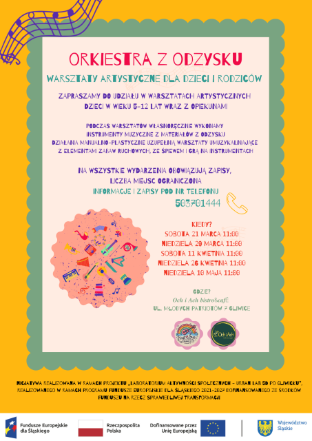 ORKIESTRA Z ODZYSKU - WARSZTATY EKOLOGICZNO-ARTYSTYCZNE