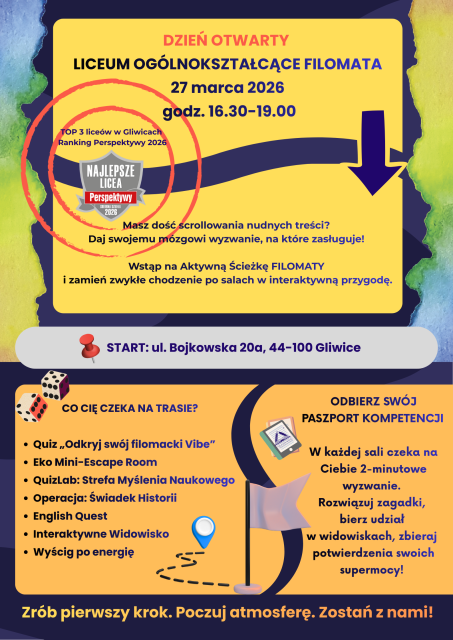 DZIEŃ OTWARTY LICEUM OGÓLNOKSZTAŁCĄCE FILOMATA