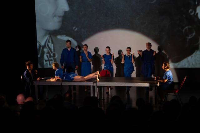 MIŁOŚĆ W AUSCHWITZ - spektakl autorstwa i reżyserii Grzegorza Kempinsky'ego