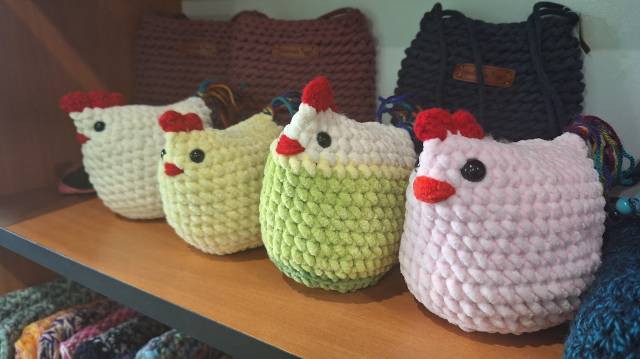 PasCudne warsztaty: szydełkowe kury :) 