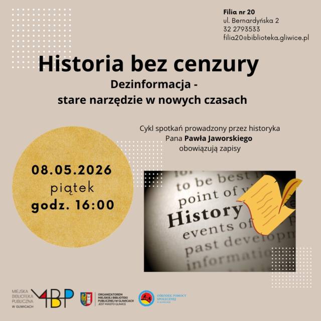 Historia bez cenzury. Dezinformacja – stare narzędzie w nowych czasach