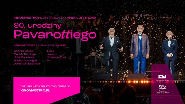 90. urodziny Pavarottiego | Koncert gwiazd z Arena di Verona 2025 | retransmisja