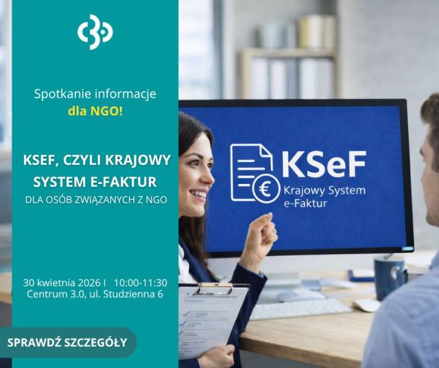 Spotkanie informacyjne o KSeF dla NGO!