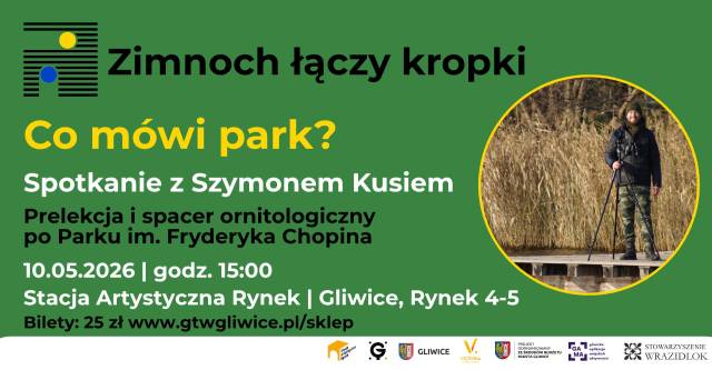 Zimnoch łączy kropki | Co mówi park? | Prelekcja i spacer po parku im. Chopina z Szymonem Kusiem