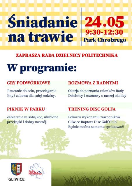 Śniadanie na trawie z Radą Dzielnicy Politechnika 