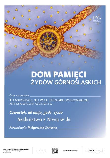 Wykład: "Szaleństwo z Niveą w tle" z cyklu spotkań: „Tu mieszkali, tu żyli. Historie żydowskich mieszkańców Gleiwitz”