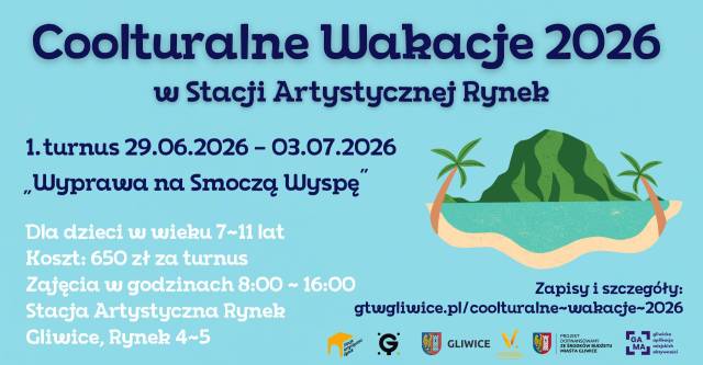 1. turnus 29.06.2026 – 03.07.2026 „Wyprawa na Smoczą Wyspę” | COOLTURALNE WAKACJE 2026 w Stacji Artystycznej Rynek