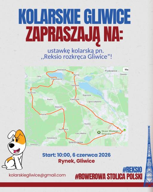 Rozkręcamy Gliwice w rywalizacji o miano Rowerowej Stolicy Polski!