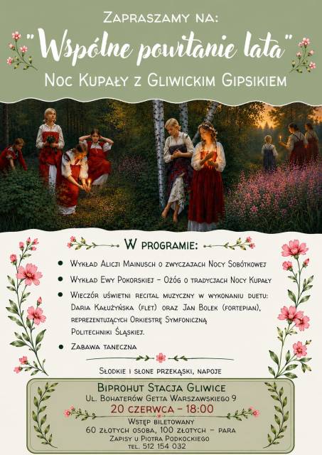 Noc Kupały – tradycje znane i nieznane mieszkańcom Gliwic