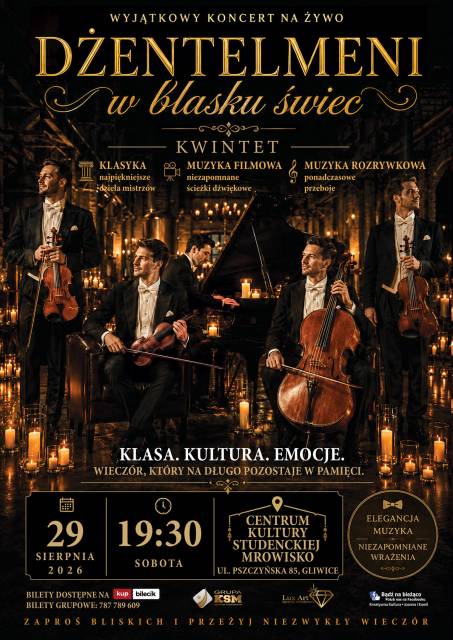 DŻENTELMENI W BLASKU ŚWIEC