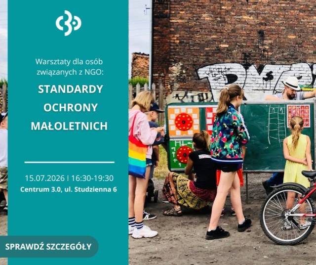 Warsztaty: Standardy Ochrony Małoletnich I 15 lipca 2026 I 16:30–19:30