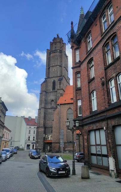 Panorama Gliwic - wejścia na wieżę kościoła pw Wszystkich Świętych z przewodnikiem