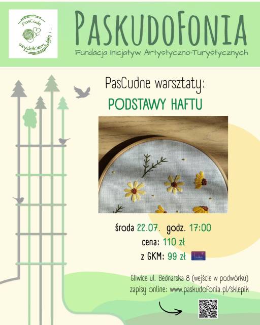 PasCudne warsztaty: podstawy haftu