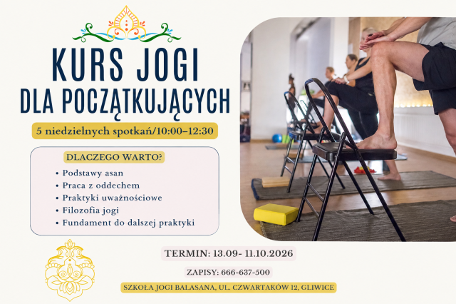 KURS JOGI DLA POCZĄTKUJĄCYCH