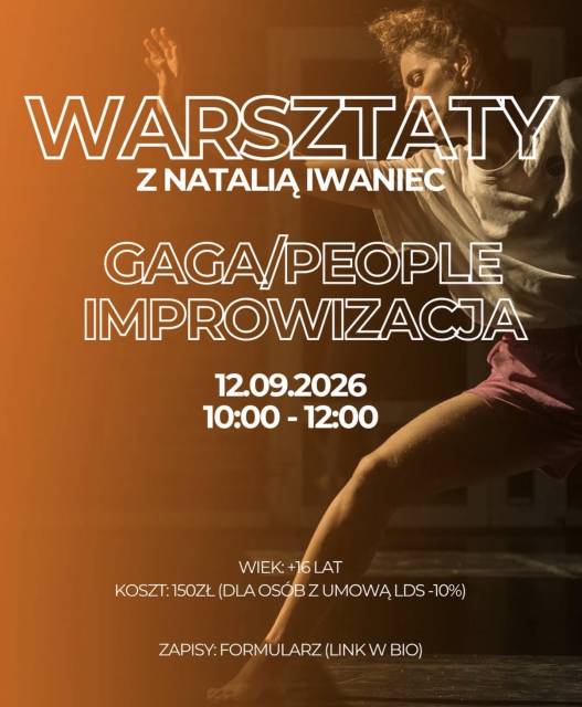 Warsztaty Gaga/people improwizacja z Natalią Iwaniec 