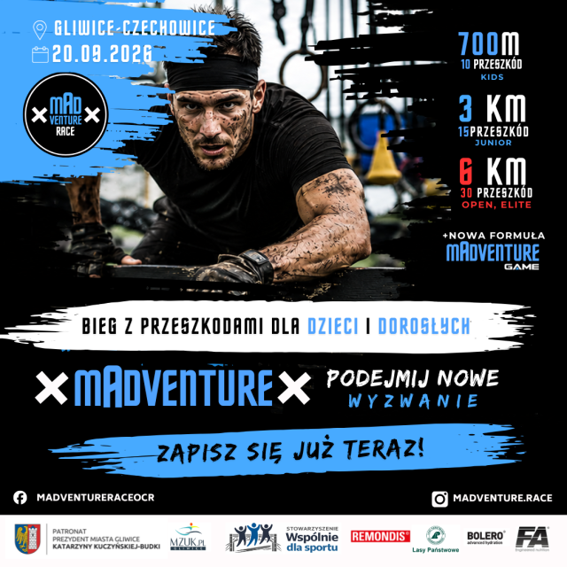 Bieg z przeszkodami dla dzieci i dorosłych mAdventure Race