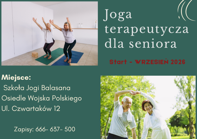 Joga Terapeutyczna dla seniora