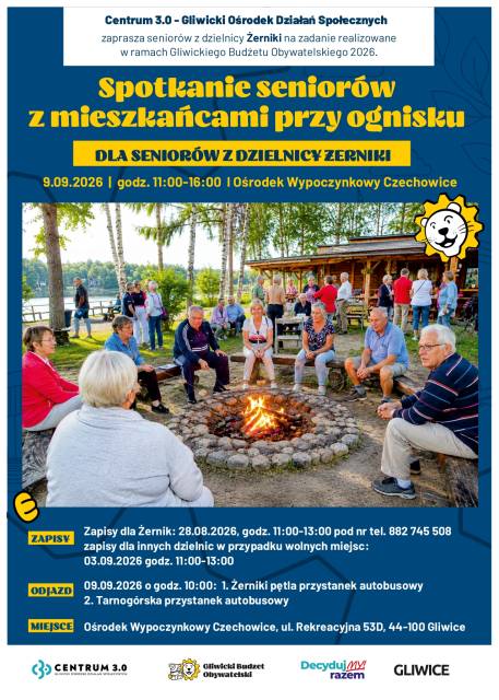 Spotkania seniorów przy ognisku w Czechowicach I Żerniki I GBO 2026