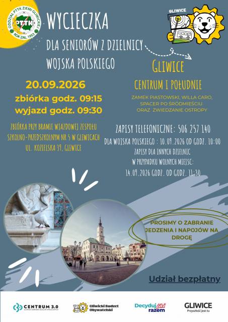 Wycieczka dla seniorów I Wojska Polskiego I GBO 2026