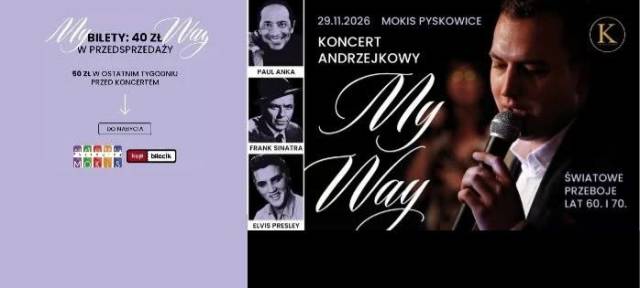 🎤 "My Way" - |SINATRA - ANKA - PRESLEY| - Koncert Andrzejkowy w Pyskowicach! 🎶