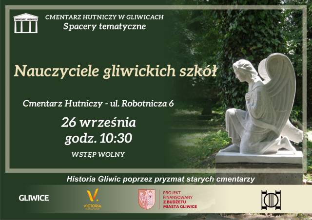 Spacer tematyczny: "Nauczyciele gliwickich szkół"