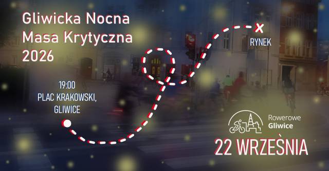 Gliwicka Masa Krytyczna 2026 | Światowy Dzień Bez Samochodu! 