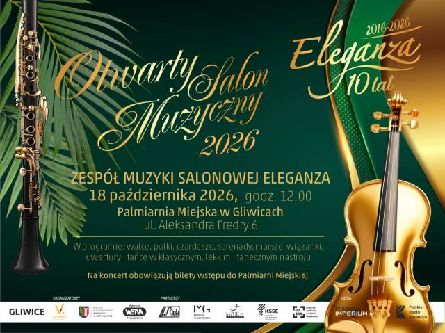 3 Koncert Zespołu Muzyki Salonowej ELEGTANZA w ramach Jubileuszowego "Otwartego Salonu Muzycznego" 2026 w Gliwicach 