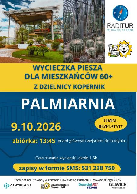Wycieczka do Palmiarni 60+ I KOPERNIK I GBO 2026