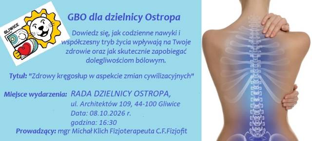 Zdrowy kręgosłup w aspekcie zmian cywilizacyjnych – spotkanie w Ostropie