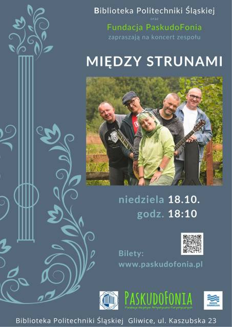 koncert zespołu Między Strunami w Bibliotece Politechniki Śląskiej