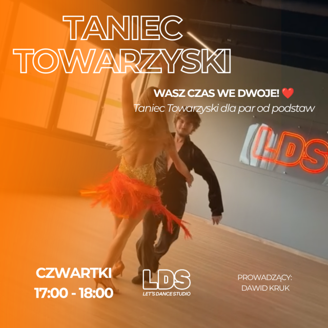 TANIEC W PARACH od podstaw -  poniedziałki - taniec użytkowy