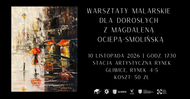 Warsztaty malarskie dla dorosłych z Magdaleną Ociepą-Smolińską