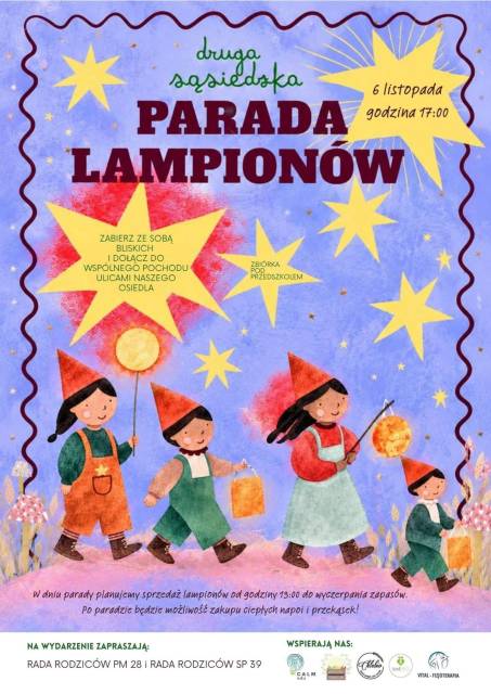 druga sąsiedzka PARADA LAMPIONÓW