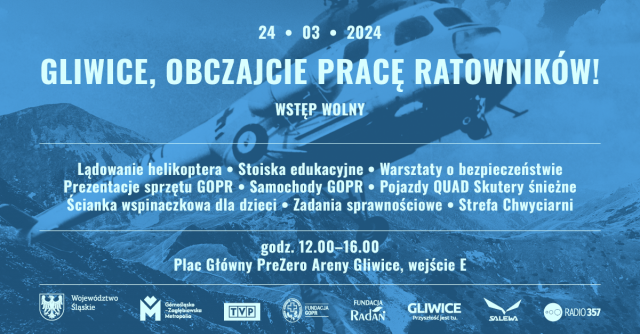 Strefa GOPR - Gliwice, obczajcie pracę ratowników | Wydarzenie towarzyszące 70-leciu GOPR