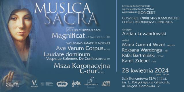 MUSICA SACRA | koncert Gliwickiej Orkiestry Kameralnej i Chóru Risonansa Continua